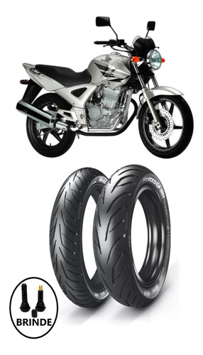 Pneu 110/70-17 + 130/70-17 Ira Masked Honda Cbx 250 Twister