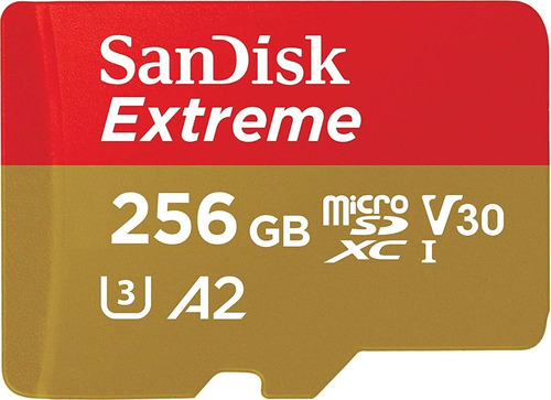 Tarjeta de memoria SanDisk SDSQXA1-256G-AN6MA  Extreme con adaptador SD 256GB