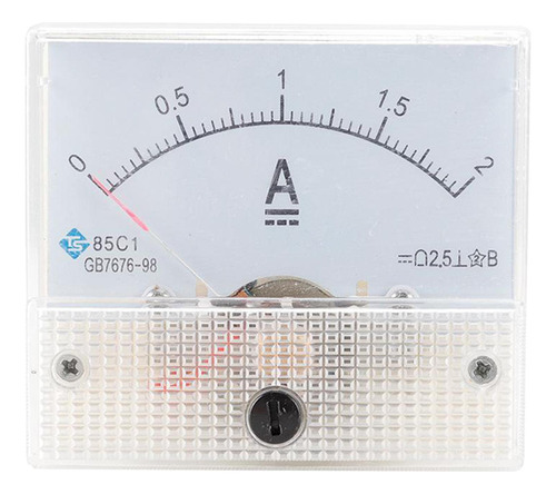 Medidor De Panel De Corriente Analógica Amperímetro Dc0-2a