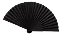 Comprar 2 Abanicos Plegables De Mano De Seda De Color Negro Grande