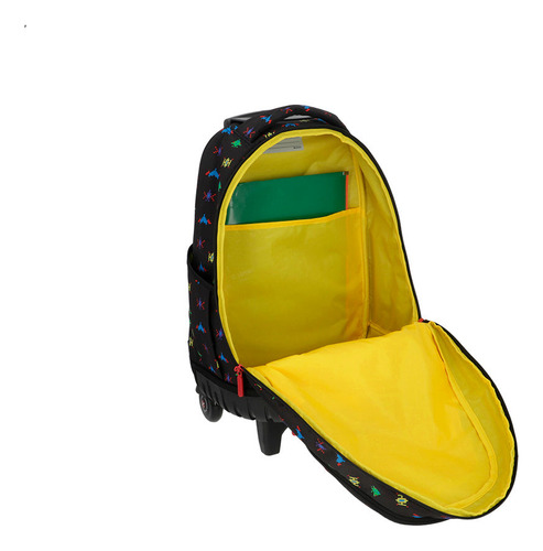 Mochila C/carro X Trem Cross 298 Premium Escolar Color Black Arcade