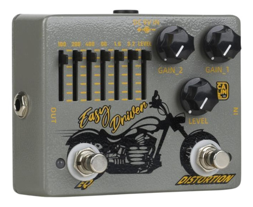 Pedal de guitarra Eq Distortion Caline - Easydriver