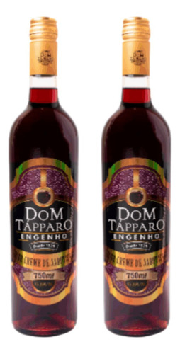Kit 2 Licores Creme De Jabuticaba Dom Tápparo 750ml