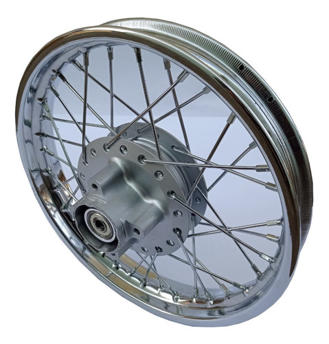 Roda Traseira Montada Pop 100 / 110 Patim + Câmara Raio 4mm
