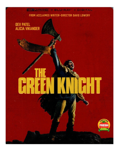Green Knight  Caballero Verde Pelicula 4k Ultra + Blu-ray 