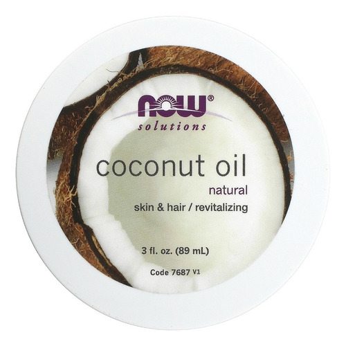  Now Solutions Aceite De Coco Puro Coconut Oil Pure 3oz Tipo de envase Frasco