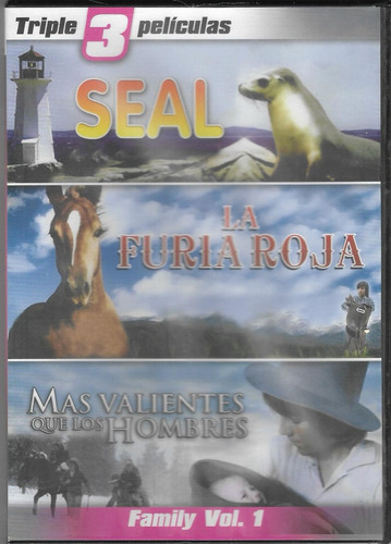 Seal La Furia Roja Mas Valientes 3 Peliculas En 1 Dvd Nuevo