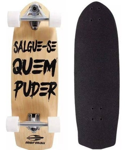 Skate Longboard Swingboard Simulador Surf Mormaii Esporte 