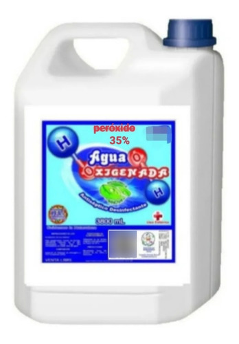 Agua Oxigenada Peróxido Hidrogeno 35% Ga - mL a $18