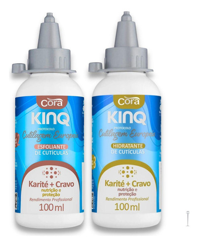 Kinq Esfoliante E Kinq Hidratante Karité Cravo P/cutículas