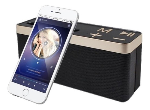 Caixa De Som Apollo S4000 Bluetooth Portátil Radio Micro Sd