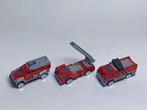 Comprar Mini Carrinhos Metal Bombeiro Polícia Tipo Hot Wheels Kit 3