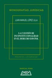 Libro Cuestión De Inconstitucionalidad En El Derecho Español