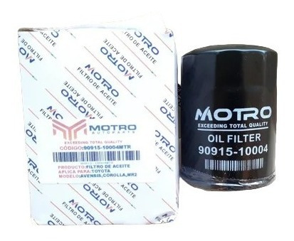 Filtro Aceite Corolla 2001 02 03 04 05 06 07 08 09 Motro A1