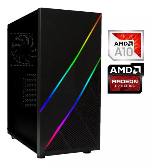 Pc Gamer A10 9700 //ddr4 8gb //ssd 240// Radeon//gab 600w