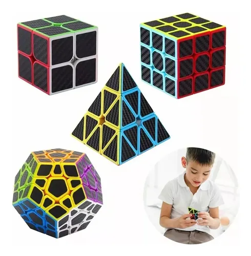 comprar Paquete 4 Cubos Rubik Moyu Megaminx Pyraminx Skewb 2x2 3x3