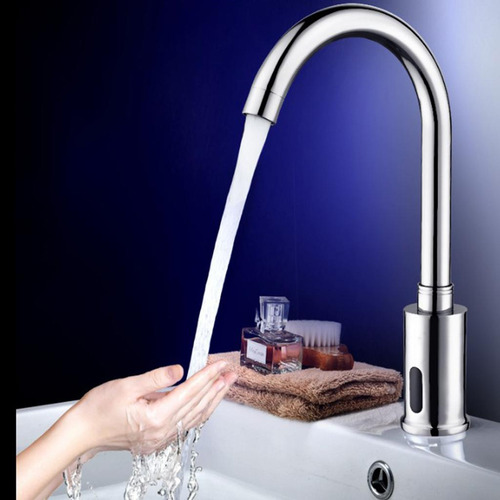 Lavabo Monomando Con Grifo Automático Con Sensor De Infrarro