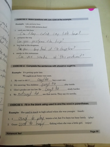 American Language Course Homework Text Volume 4(us) (Usado)