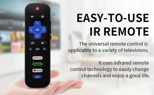 Mando A Distancia Rc280a Para Televisores Tcl Roku/hisense O