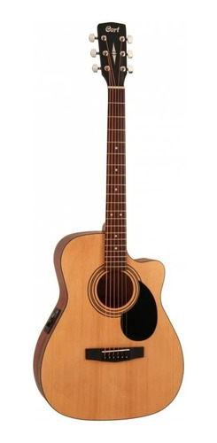 Guitarra Electroacustica Cort Af 515 Con Funda.