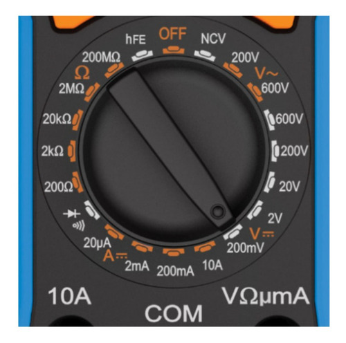 Imagem 3 de 4 de Multimetro Digital Et-1100b Minipa