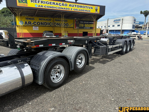 Carreta Facchini Porta Container 12 Pinos Único Dono 2024