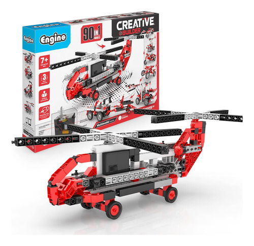 Engino- Inventor Toys Stem, 90 Modelos Motorizados, Juguetes