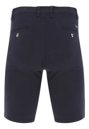 Bermuda De Gabardina Short Para Hombre Stretch Comodo Casual