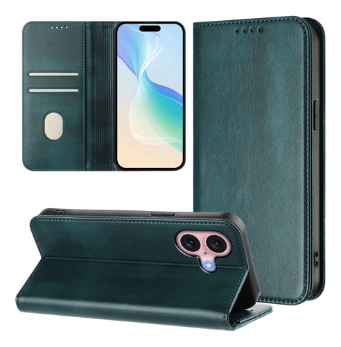 Funda Para Teléfono Tipo Cartera De La Serie Sharp Con Ranura Para Tarjetas Y Soporte Plegable Que Proporciona Una Amplia Gama