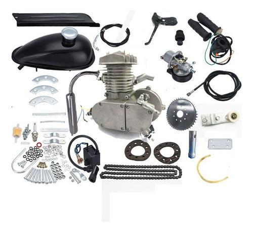 Kit Motor 80cc.año2024 Bicimoto Biela Y Admisión Mejorado