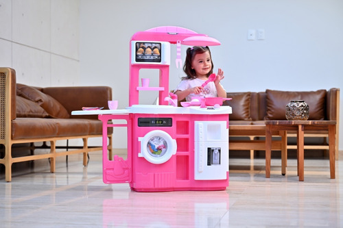 Imagen 5 de 8 de Cocinita Infantil Prinsel Cook'n Play Con Sonidos