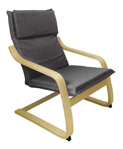 Imagen 1 de 12 de Sillon Poltrona Silla Diseño Interior Poliester Madera