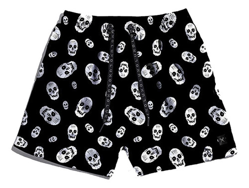 Short De Baño Luxo Malla Hombre Corto Estampado Shorts