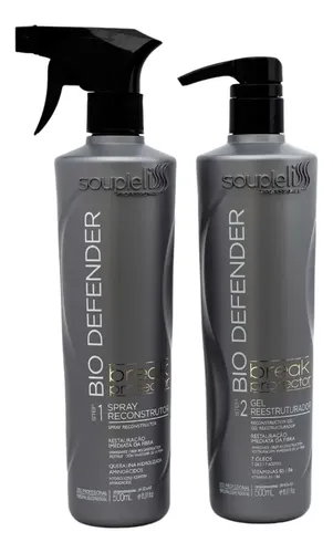 Bio Defender Kit Bio Defender Break Protector 2x500ml - Soupleliss | Parcelamento ...