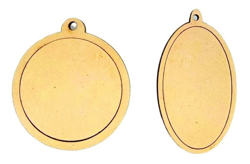 Imagen 1 de 7 de Pack De 20 Mini Bastidores De Bordado - Mdf / Fibrofacil -