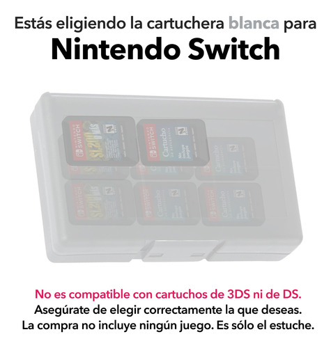 Estuche Porta Cartuchos 24en1 Para Switch 3ds 2ds Dsi Ds
