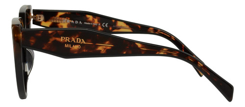 Prada Spr 14w 389-0a7 Oversized Cat Eye Cafe Degradado (Usado)