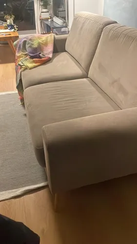 Sofa Silllon 3 Cuerpos Marca Kave Home Modelo Narnia Beige Liso (Usado)