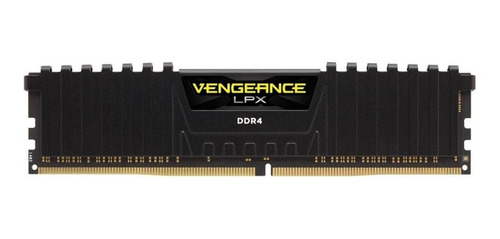 Imagem 1 de 3 de Memória RAM Vengeance LPX color Black 16GB 1x16GB Corsair CMK16GX4M1A2400C14