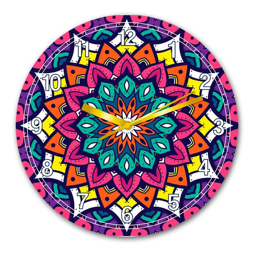 Reloj De Pared Mandala Envio Gratis