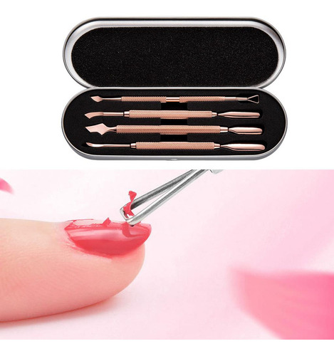 Yn Removedor De Cutículas Herramientas De Manicura Limpias