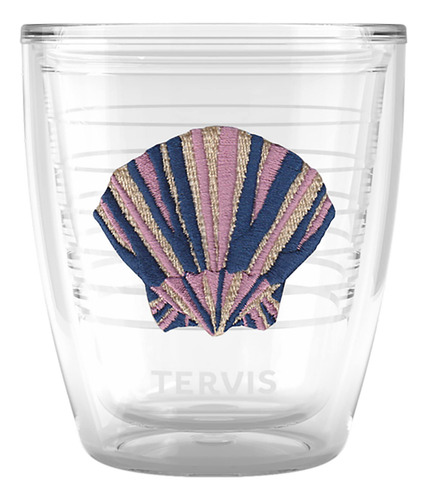 Vaso Aislado Doble Pared 355 Ml Concha Festoneada