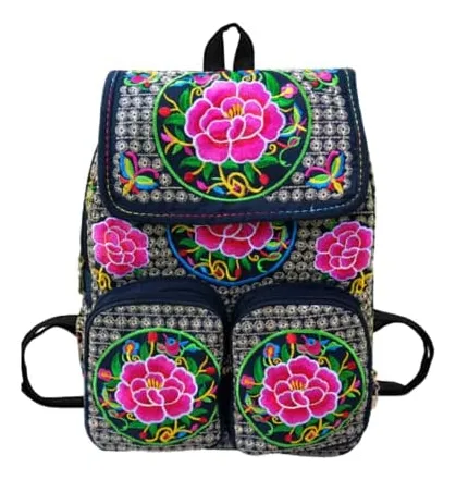 Mochilas bordadas sale