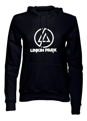 Imagen 1 de 5 de Buzo Hoodie Linkin Park Algodón Cardado Premium Música
