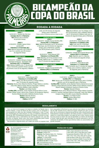 Coleção Oficial Histórica Palmeiras Edição 19 - Pôster, De On Line Editora. Editorial Online, Capa Mole, Edição 2023-02-09 00:00:00 Em Português, 2022
