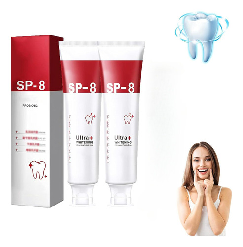 Pasta De Dientes Probiótica Blanqueadora De Dientes Sp8, Fre