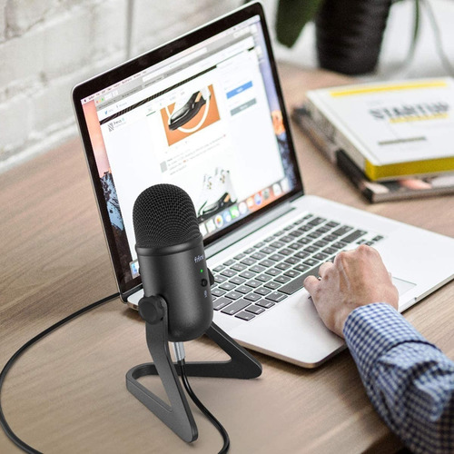Imagen 7 de 7 de Micrófono Profesional Usb Fifine K678 Streaming Podcast