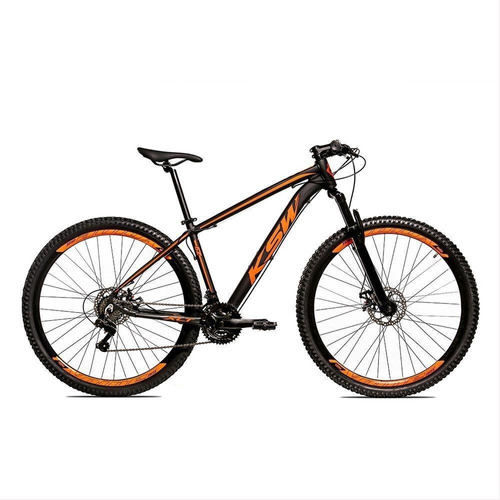 Bicicleta Alumínio Aro 29 Ksw 24v Freio Disco Xlt Cor Preto/laranja Tamanho Do Quadro 19