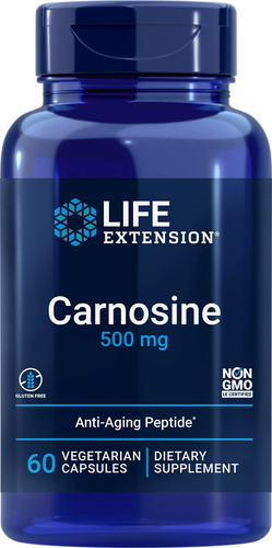 Suplemento Life Extension De 500 Mg De Carnosina Para Combat