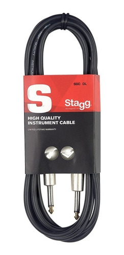 Cable Stagg Para Instrumentos Plug Plug De 3 Metros - Sgc3dl